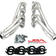Load image into Gallery viewer, JBA 01-03 Gm Truck 8.1L BBC w/o EGR/A.I.R. 1-3/4in Primary Silver Ctd Cat4Ward Header - Side View