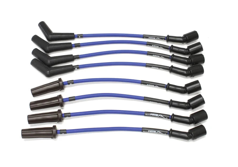 JBA 01-06 GM 8.1L Truck Ignition Wires - Blue - Side View