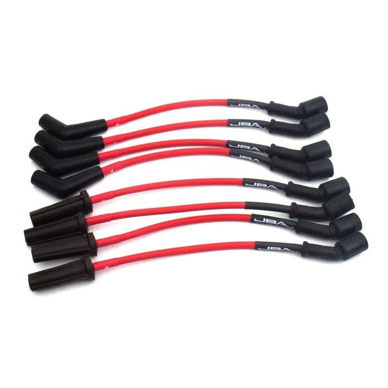JBA 01-06 GM 8.1L Truck Ignition Wires - Red - Side View