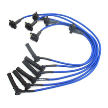 Load image into Gallery viewer, JBA 02-03 Ford Explorer 4.0L SOHC Ignition Wires - Blue - Side View