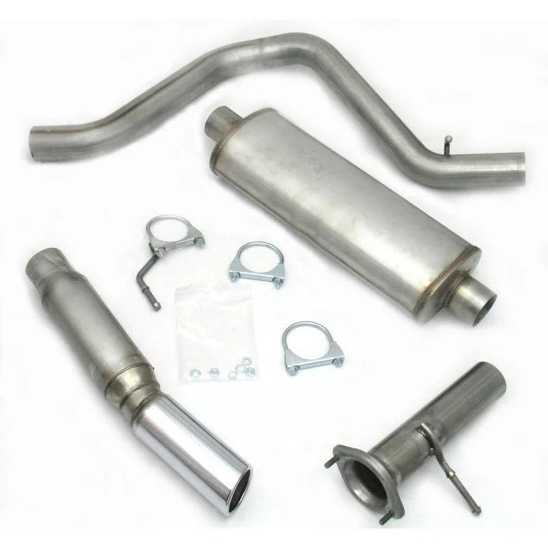 JBA 02-06 Chevrolet Trail Blazer 4.2L 409SS Single Rear Exit Cat-Back Exhaust - Side View