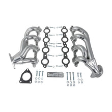 Load image into Gallery viewer, JBA 02-13 GM Truck 4.8L/5.3L LS Silver Ctd Cat4Ward Header - Side View