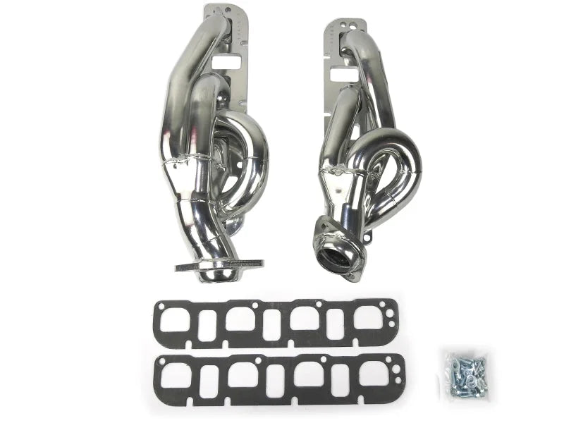 JBA 03-08 Dodge RAM 5.7L HEMI 1-5/8in Primary Silver Ctd Cat4Ward Header - Main Product View