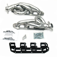 Load image into Gallery viewer, JBA 03-08 Dodge RAM 5.7L HEMI 1-5/8in Primary Silver Ctd Cat4Ward Header - Side View