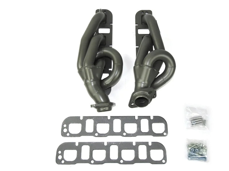 JBA 03-08 Dodge Ram 5.7L HEMI 1-5/8in Primary Ti Ctd Cat4Ward Header - Side View