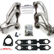 Load image into Gallery viewer, JBA 03-13 GM Truck 4.3L V6 1-1/2in Primary Raw 409SS Cat4Ward Header - Side View