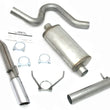 Load image into Gallery viewer, JBA 04-05 Dodge Durango 4.7/5.7L 409SS Pass Side Single Exit Cat-Back Exhaust - Side View