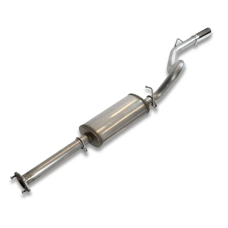 JBA 04-06 Jeep Wrangler LJ 2.4L/4.0L 304SS Single Rear Exit Cat-Back Exhaust - Detail View