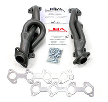 Load image into Gallery viewer, JBA 04-07 Dodge Dakota 4.7L PowerTech 1-1/2in Primary Ti Ctd Cat4Ward Header - Side View