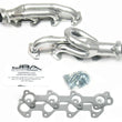 Load image into Gallery viewer, JBA 04-07 Doge Dakota 4.7L PowerTech 1-1/2in Primary Silver Ctd Cat4Ward Header - Main Product View