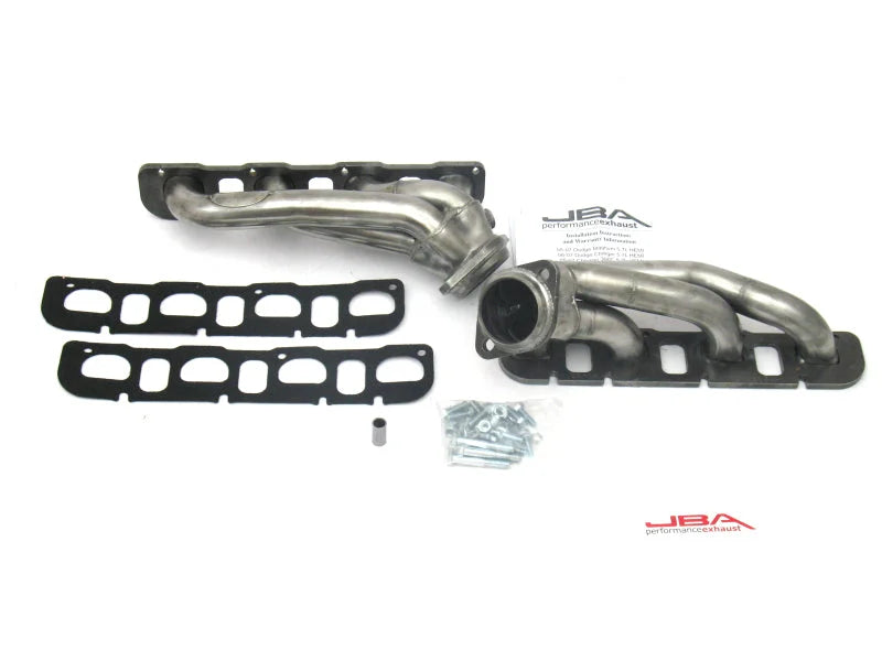 JBA 04-08 Chrysler 5.7L HEMI 1-3/4in Primary Raw 409SS Cat4Ward Header - Main Product View
