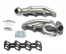 Load image into Gallery viewer, JBA 04-08 Ford F-150 4.6L 2V 1-1/2in Primary Raw 409SS Cat4Ward Header - Side View