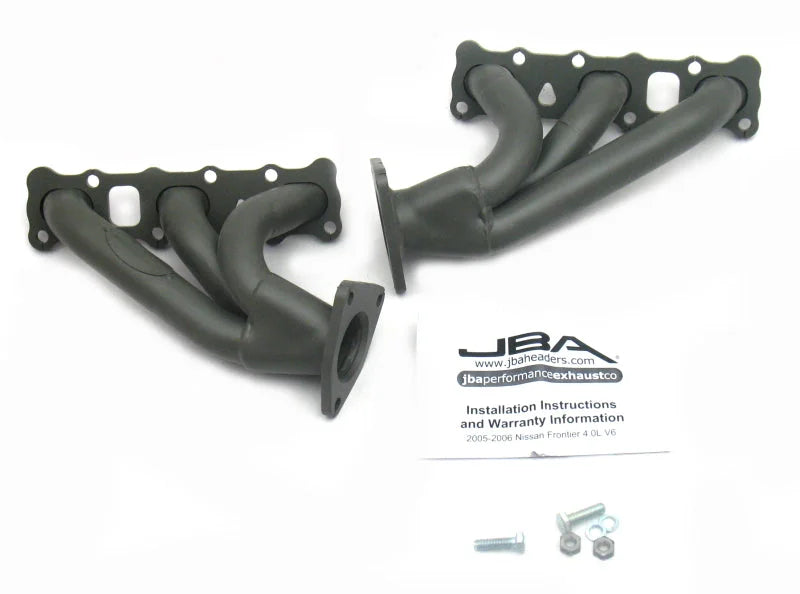 JBA 04-15 Nissan 4.0L V6 1-5/8in Primary Ti Ctd Cat4Ward Header - Main Product View