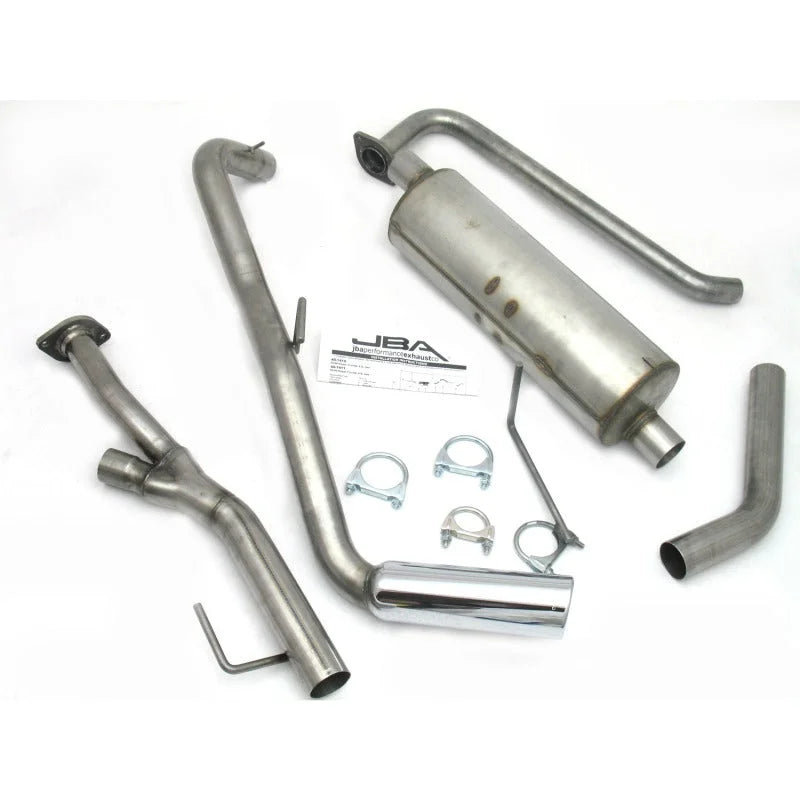 JBA 04-19 Nissan Frontier 4.0L 409SS Pass Side Single Exit Cat-Back Exhaust - Main Product View