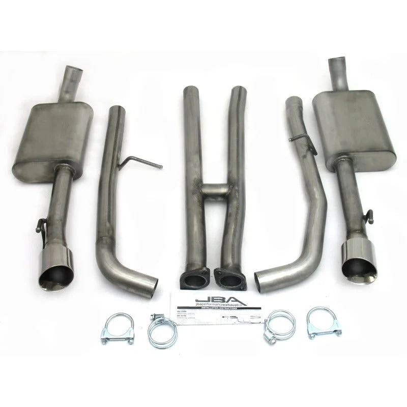 JBA 05-06 Pontiac GTO 6.0L 409SS Dual Rear Exit Cat-Back Exhaust - Main Product View