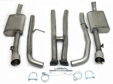 Load image into Gallery viewer, JBA 05-06 Pontiac GTO 6.0L 409SS Dual Rear Exit Cat-Back Exhaust - Side View