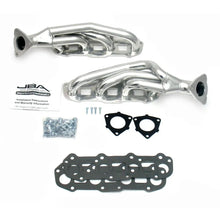 Load image into Gallery viewer, JBA 05-07 Toyota 4.7L V8 1-1/2in Primary Silver Ctd Cat4Ward Header - Side View