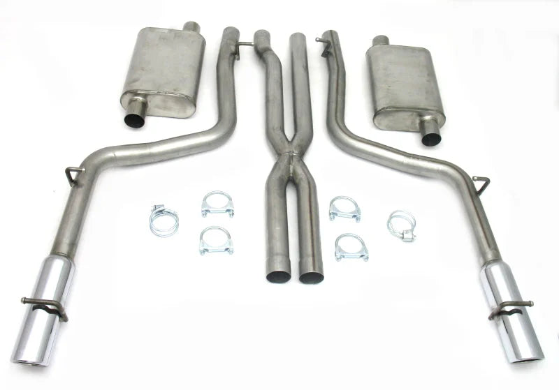 JBA 05-10 Chrysler/Dodge Cars 5.7L 409SS Dual Rear Exit Cat-Back Exhaust - Side View