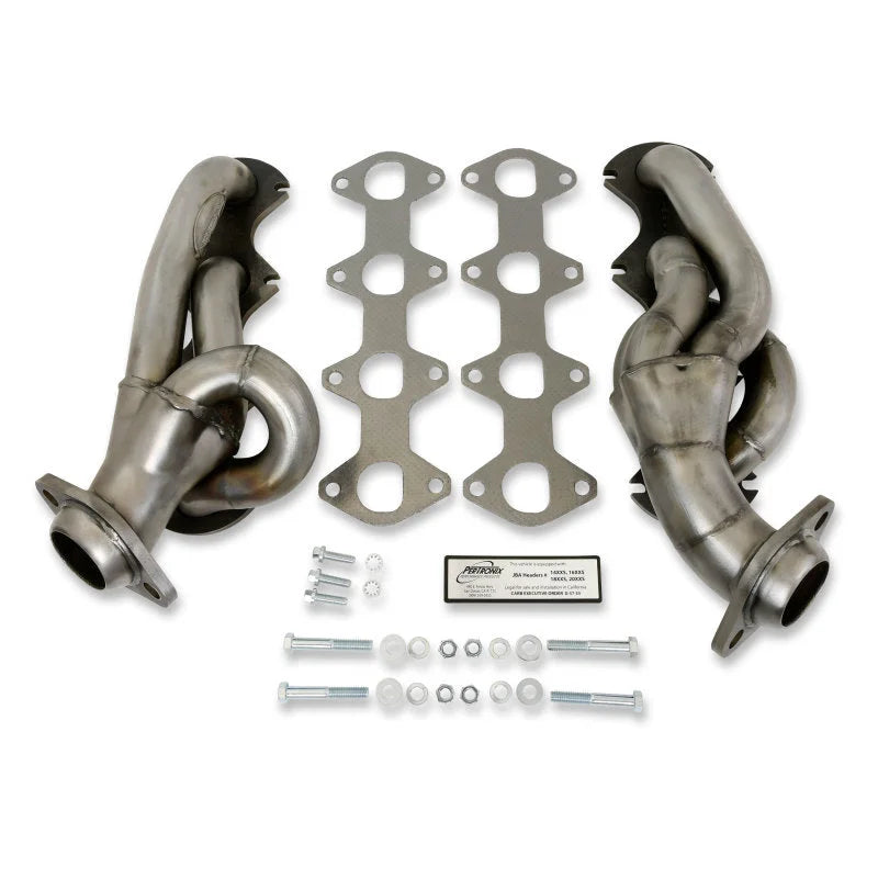 JBA 05-10 Ford F-250/F-350 5.4L 3V 1-5/8in Primary Raw 409SS Cat4Ward Header - Main Product View
