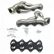 Load image into Gallery viewer, JBA 05-10 Ford F-250/F-350 5.4L 3V 1-5/8in Primary Raw 409SS Cat4Ward Header - Side View