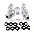 Load image into Gallery viewer, JBA 05-10 Ford F-Series 6.8L 3V V10 1-1/2in Primary Silver Ctd Cat4Ward Header - Main Product View