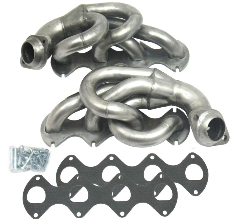 JBA 05-10 Ford Mustang 4.6L 3V 1-5/8in Primary Raw 409SS Cat4Ward Header - Side View
