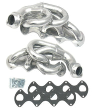 Load image into Gallery viewer, JBA 05-10 Ford Mustang 4.6L 3V 1-5/8in Primary Silver Ctd Cat4Ward Header - Main Product View