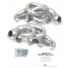 Load image into Gallery viewer, JBA 05-10 Ford Mustang 4.6L 3V 1-5/8in Primary Silver Ctd Cat4Ward Header - Side View