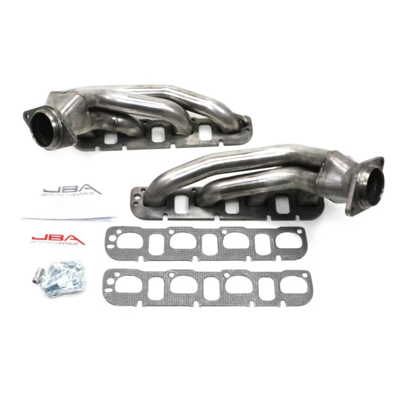 JBA 05-14 Chrysler 6.1/6.4L HEMI 1 7/8in Primary Raw 409SS Cat4Ward Header - Side View
