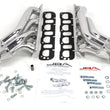 Load image into Gallery viewer, JBA 05-14 Chrysler 6.1/6.4L HEMI 1 7/8in Primary Silver Ctd Cat4Ward Header - Side View