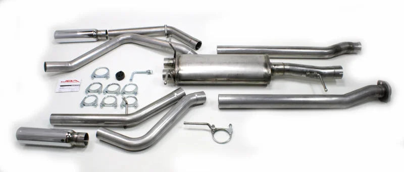JBA 05-17 Chevrolet Silverado/GMC Sierra 4.3L/4.8L/5.3L 409SS Dual Rear Exit Cat-Back Exhaust - Main Product View