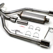 Load image into Gallery viewer, JBA 06-18 Ram 1500 5.7L 409SS Dual Rear Exit Cat-Back Exhaust - Side View