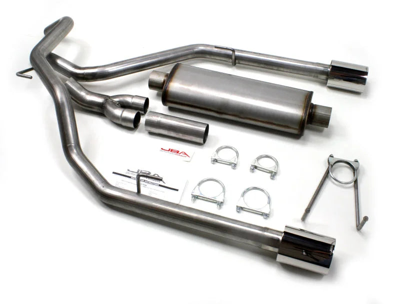 JBA 06-18 Ram 1500 5.7L 409SS Dual Rear Exit Cat-Back Exhaust - Side View