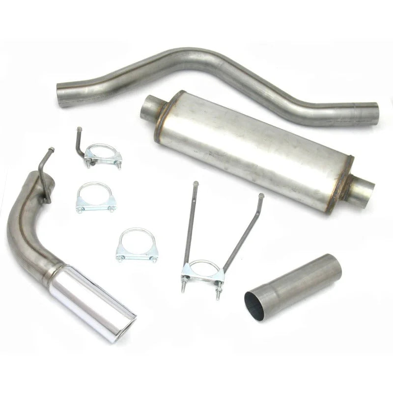 JBA 06-18 Ram 1500 5.7L 409SS Pass Side Single Exit Cat-Back Exhaust - Side View