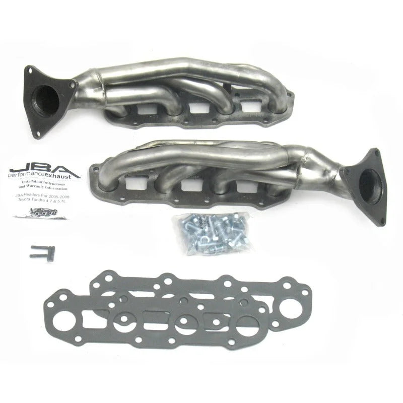 JBA 07-09 Toyota 4.7L V8 1-1/2in Primary Raw 409SS Cat4Ward Header - Main Product View