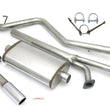 Load image into Gallery viewer, JBA 07-09 Toyota Tundra 4.7/5.7L 409SS Pass Side Single Exit Cat-Back Exhaust - Side View