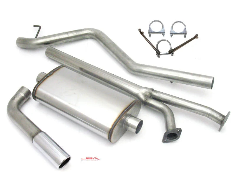 JBA 07-09 Toyota Tundra 4.7/5.7L 409SS Pass Side Single Exit Cat-Back Exhaust - Side View