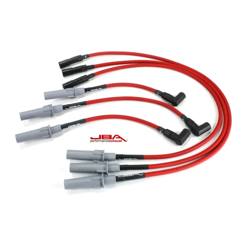 JBA 07-11 Jeep 3.8L Ignition Wires High Temp 6 Lead Set (Use w/1528S) - Side View