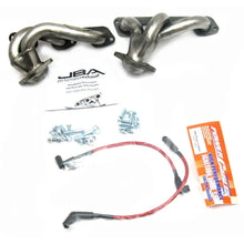 Load image into Gallery viewer, JBA 07-11 Jeep 3.8L V6 1-1/2in Primary Raw 409SS Cat4Ward Header - Side View