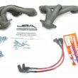 Load image into Gallery viewer, JBA 07-11 Jeep 3.8L V6 1-1/2in Primary Ti Ctd Cat4Ward Header - Main Product View