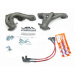 Load image into Gallery viewer, JBA 07-11 Jeep 3.8L V6 1-1/2in Primary Ti Ctd Cat4Ward Header - Side View