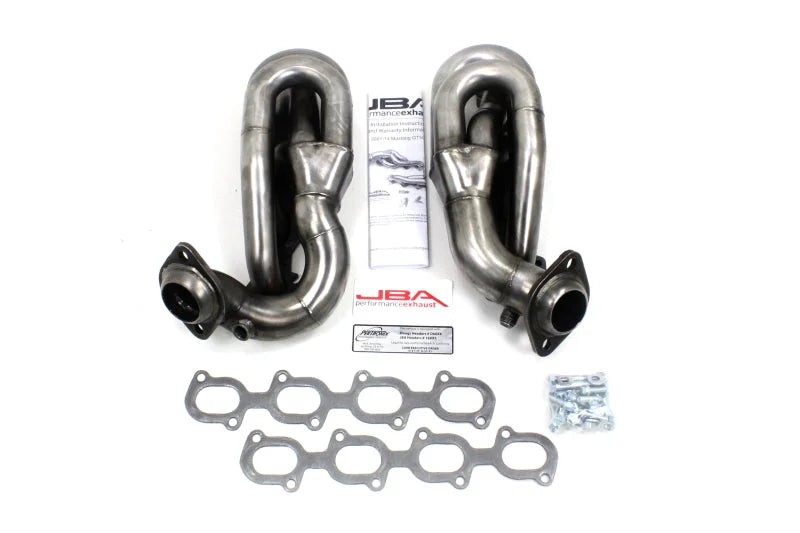 JBA 07-14 Ford GT500 5.4/5.8L 4V 1-5/8in Primary Raw 409SS Cat4Ward Header - Main Product View