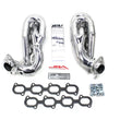 Load image into Gallery viewer, JBA 07-14 Ford GT500 5.4/5.8L 4V 1-5/8in Primary Silver Ctd Cat4Ward Header - Main Product View