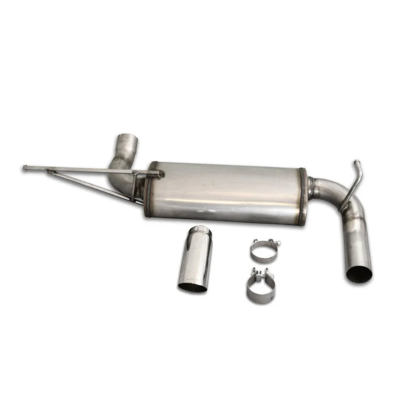 JBA 07-18 Jeep Wrangler JK 3.8L/3.6L 304SS Single Rear Exit Axle Back Exhaust - Main Product View