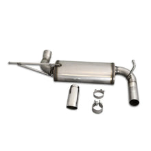Load image into Gallery viewer, JBA 07-18 Jeep Wrangler JK 3.8L/3.6L 304SS Single Rear Exit Axle Back Exhaust - Main Product View