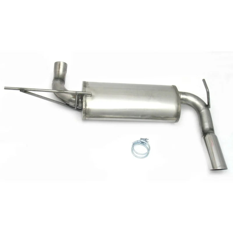 JBA 07-18 Jeep Wrangler JK 3.8L/3.6L 409SS Single Rear Exit Axle Back Exhaust - Main Product View