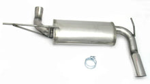 Load image into Gallery viewer, JBA 07-18 Jeep Wrangler JK 3.8L/3.6L 409SS Single Rear Exit Axle Back Exhaust - Side View