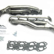 Load image into Gallery viewer, JBA 07-20 Toyota 5.7L V8 1-5/8in Primary Raw 409SS Cat4Ward Header - Side View