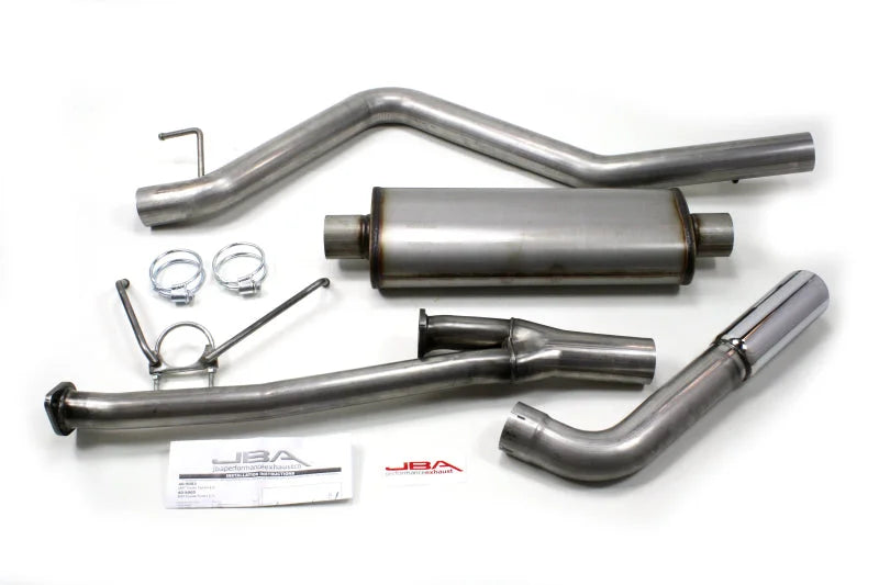 JBA 07-20 Toyota Tundra 4.6L/4.7L/5.7L 409SS Pass Side Single Exit Cat-Back Exhaust - Main Product View