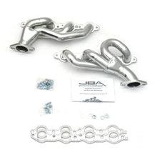 Load image into Gallery viewer, JBA 08-09 Pontiac G8 6.0/6.2L LS 1-3/4in Primary Silver Ctd Cat4Ward Header - Main Product View